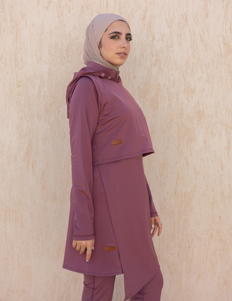 The Swim Hood Plum