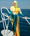 Sunsburst Waves Waist Wrap
