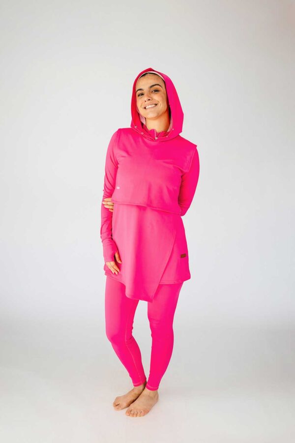 The Swim Hood-Hot Pink