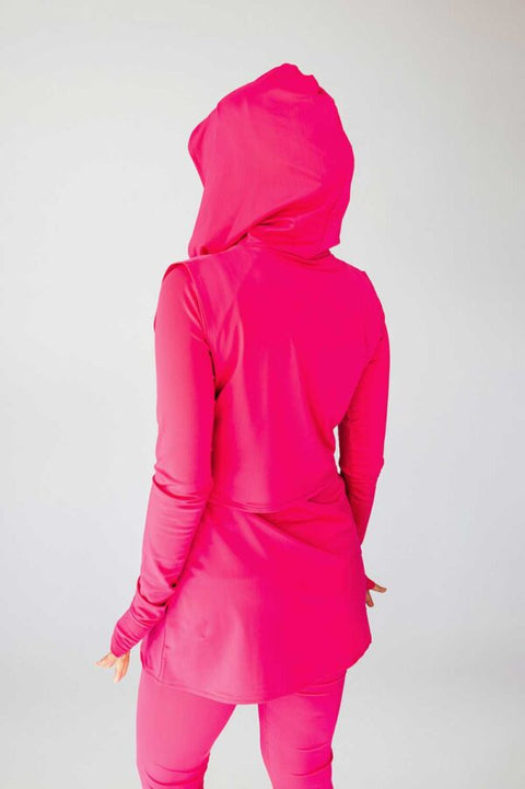 The Swim Hood Hot Pink