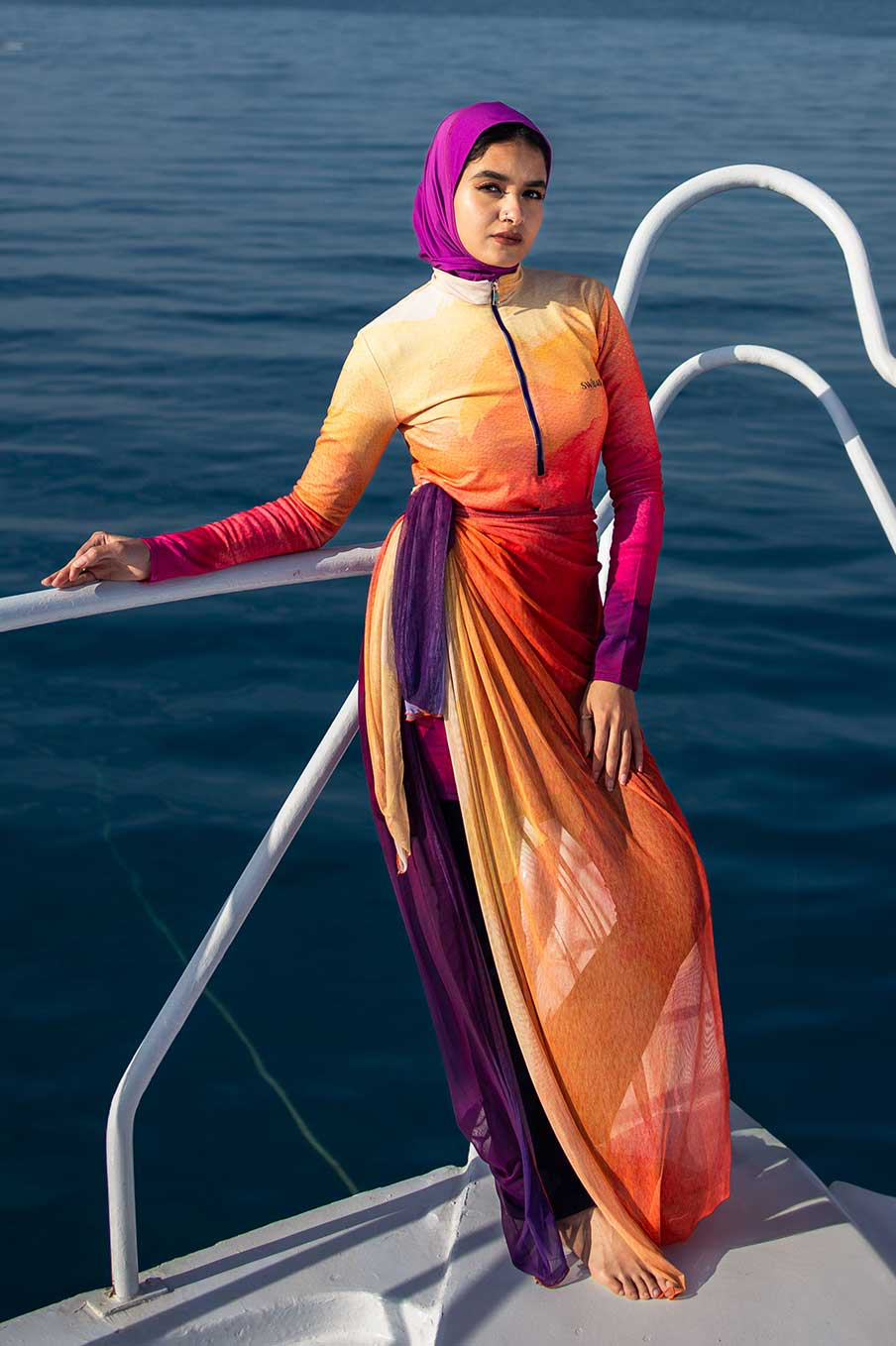 Sunset Mauve Waist Wrap