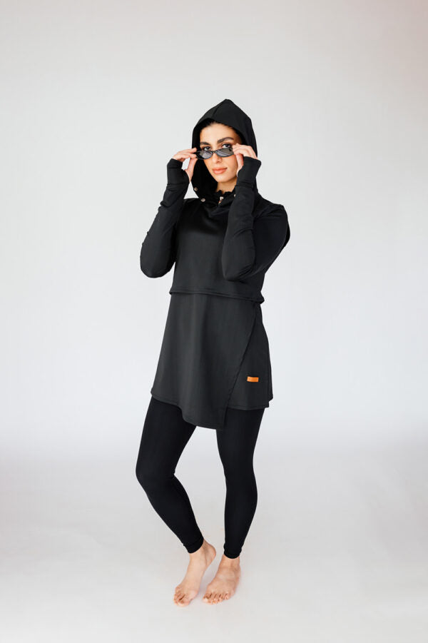 The Swim Hood-Black