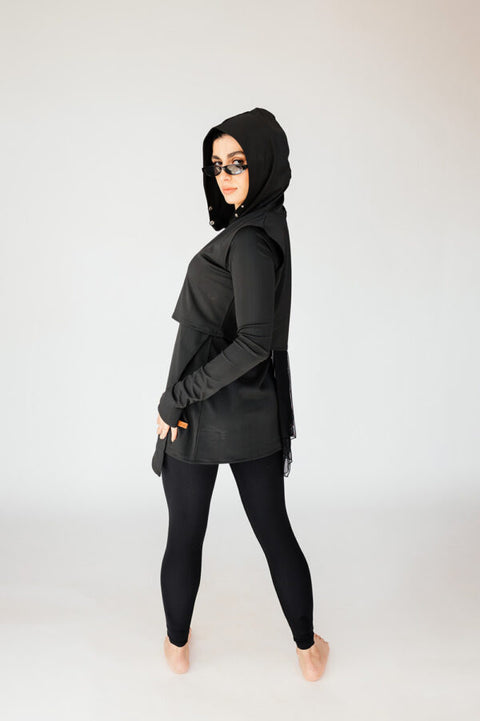 The Swim Hood Black