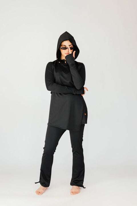 The Swim Hood Black