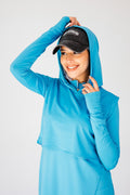 The Swim Hood-Aqua