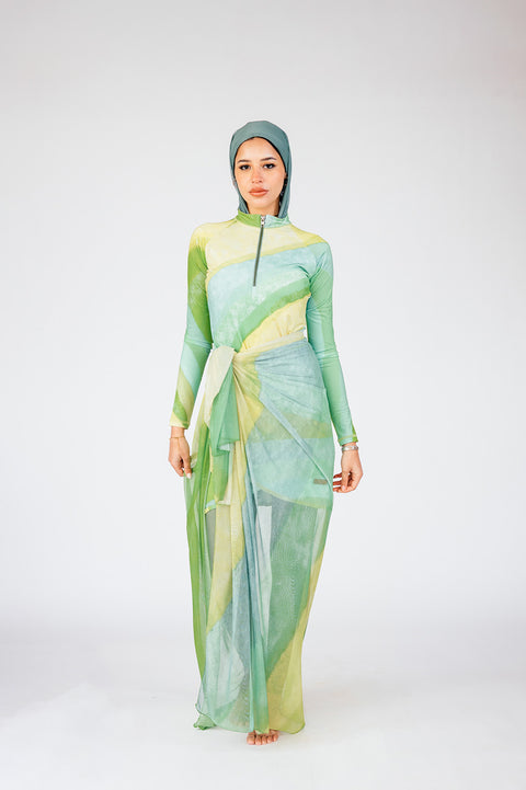 Lime Fusion Waist Wrap