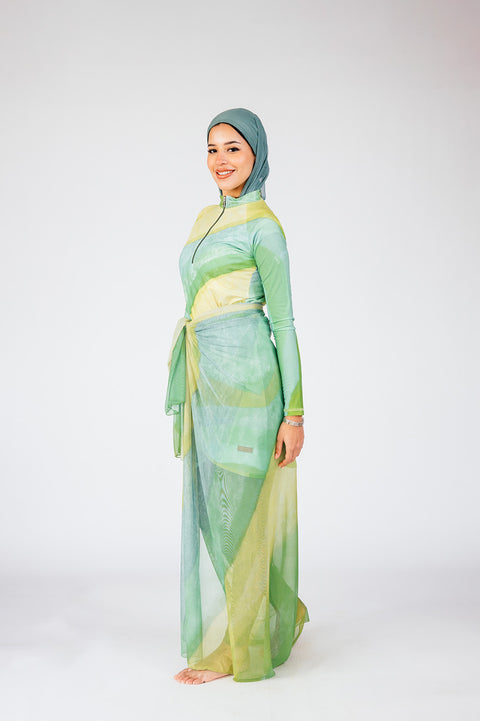 Lime Fusion Waist Wrap