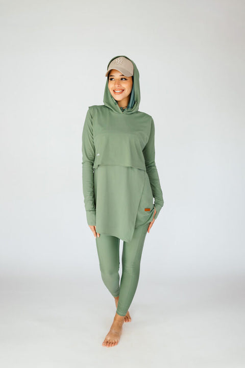 The Swim Hood Olive