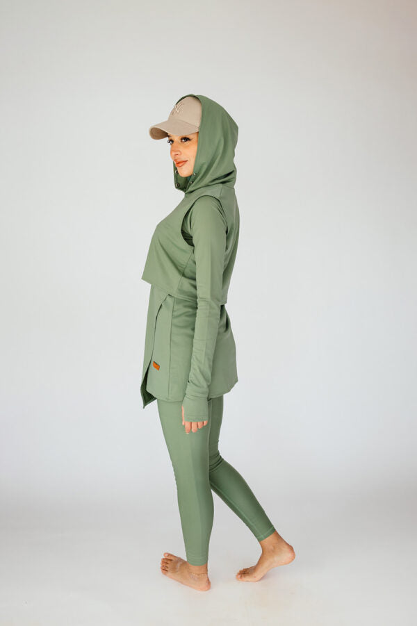 The Swim Hood-Olive