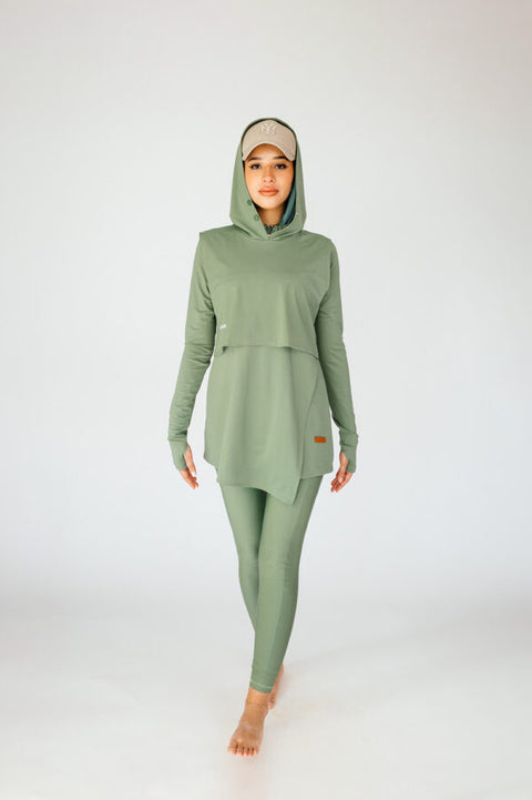 The Swim Hood Olive