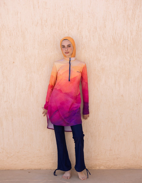 Sunset Mauve Top