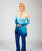 Aqua Sunrise Top