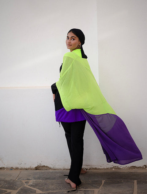 Neon Mauve Kimono